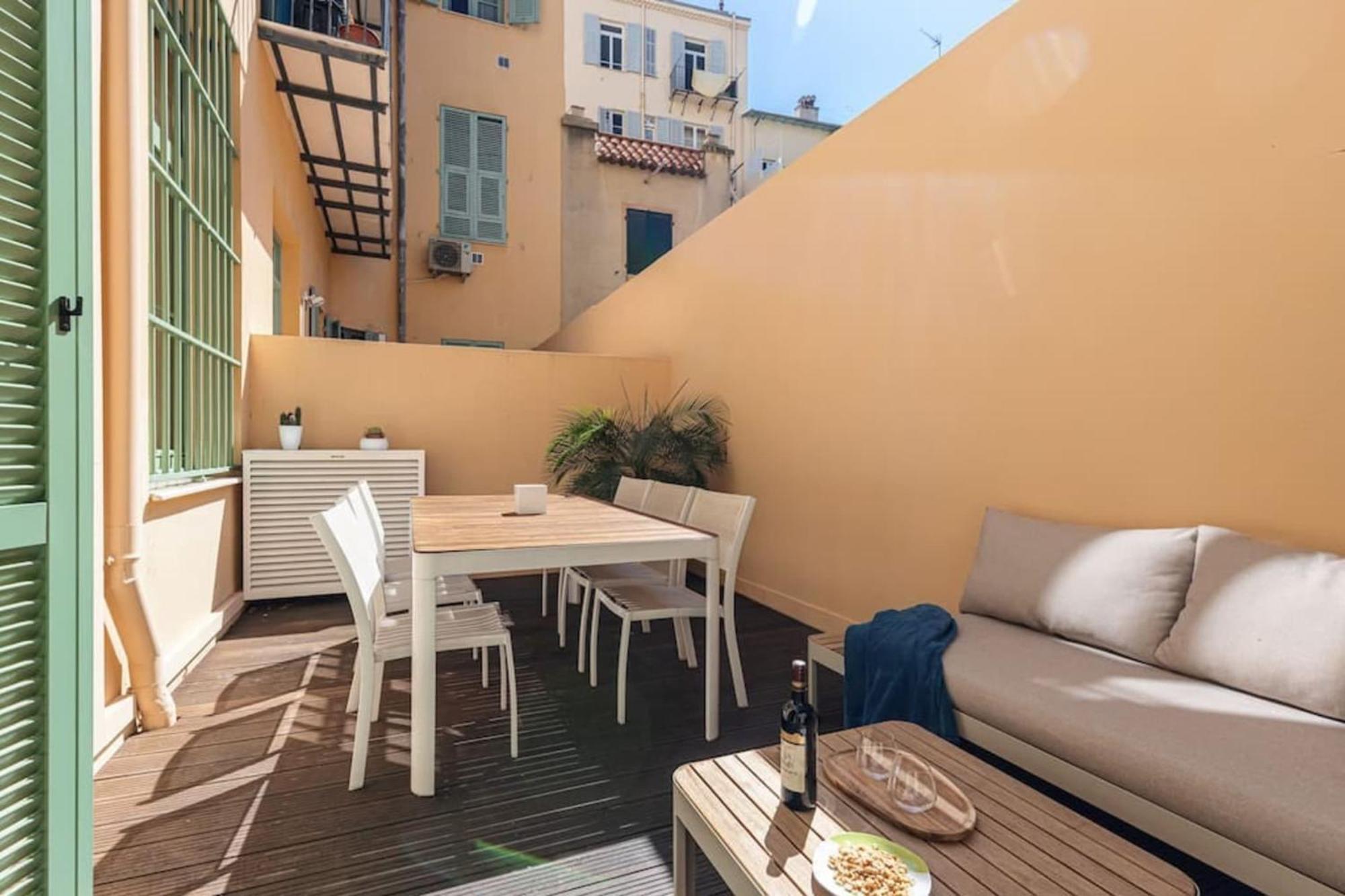 Апартаменти Gubernatis - Beautiful Duplex With Terrace Ніцца Екстер'єр фото
