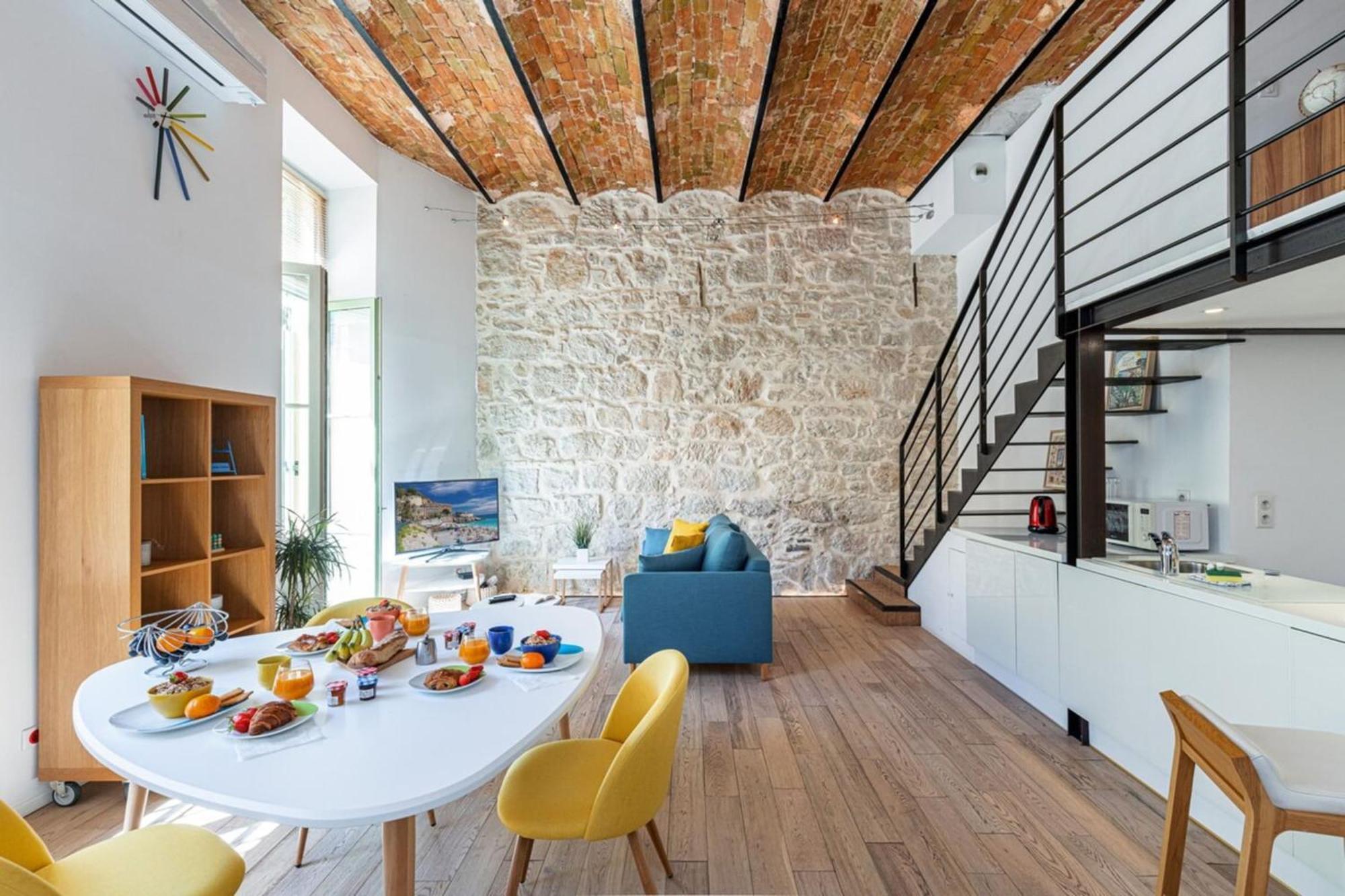 Апартаменти Gubernatis - Beautiful Duplex With Terrace Ніцца Екстер'єр фото