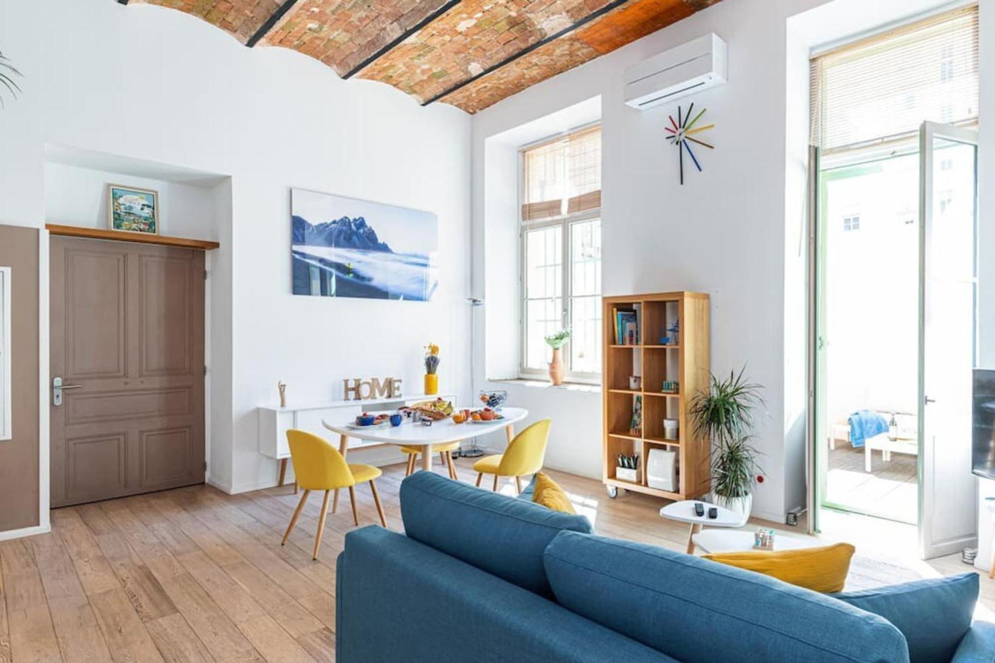 Апартаменти Gubernatis - Beautiful Duplex With Terrace Ніцца Екстер'єр фото
