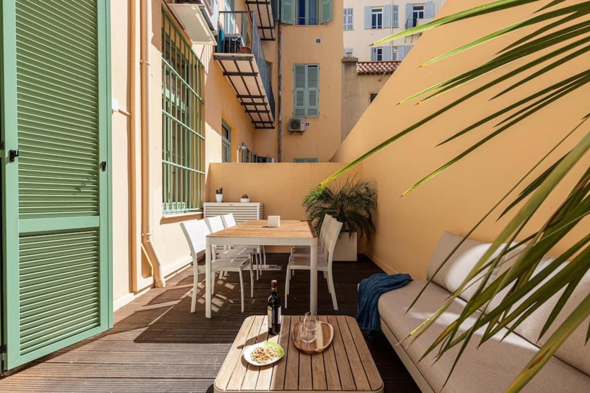 Апартаменти Gubernatis - Beautiful Duplex With Terrace Ніцца Екстер'єр фото